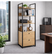 Стеллаж в стиле лофт для офиса