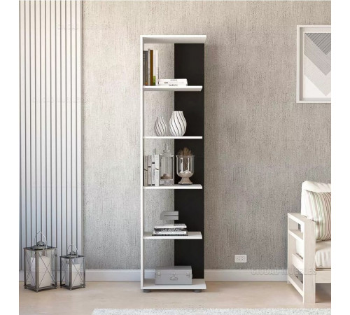 Стеллаж Santin — открытые полки, современный дизайн.