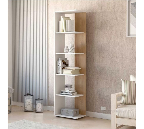 Стеллаж Santin — открытые полки, современный дизайн.