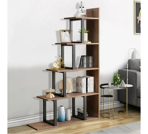 Стеллаж Sorren MSM – стильный L-образный стеллаж с 5 полками.