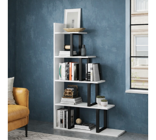 Стеллаж Sorren MSM – стильный L-образный стеллаж с 5 полками.