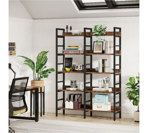 Стеллаж Skiff 3 — 5-ярусный стильный стеллаж в стиле лофт