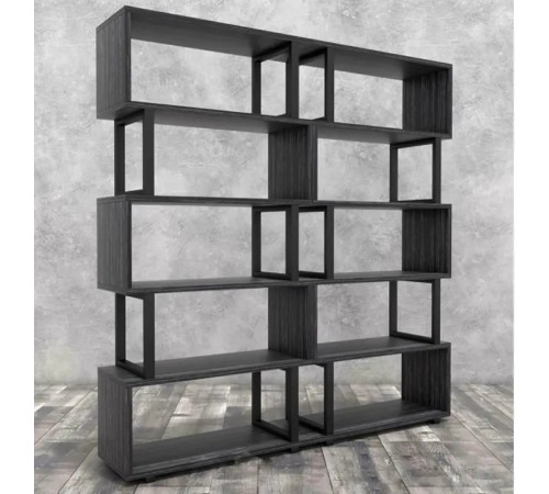 Стеллаж Айсберг 180×190 см — черный/графит