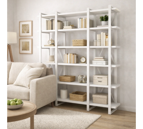 Стеллаж Айсберг Лофт 160×182-4 v3 — большой стильный лофт стеллаж