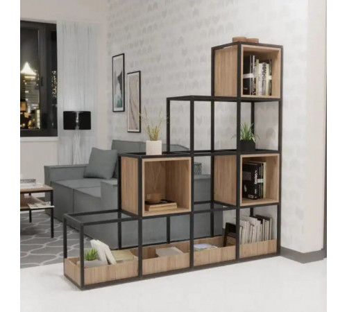 Стеллаж Либрон 40 — стильная мебель LOFT из ДСП