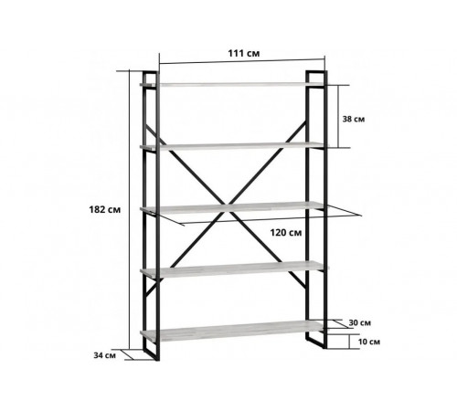 Стеллаж Мальборк 120