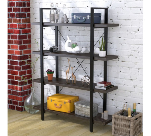 Стеллаж Сингл-4-120 MSMLOFT – стильный стеллаж в стиле лофт