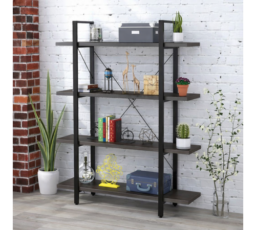 Стеллаж Сингл-4-135 MSMLOFT – прочный и стильный стеллаж в стиле лофт