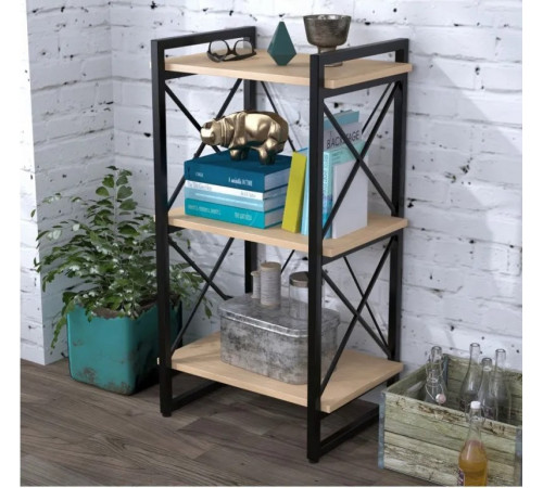 Стеллаж Скиф-3-550 MSMLOFT – компактный и стильный стеллаж в стиле лофт