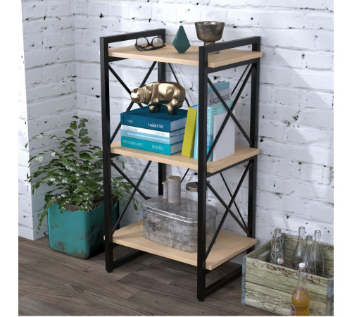 Стеллаж Скиф-3-550 MSMLOFT – компактный и стильный стеллаж в стиле лофт