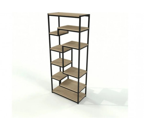 Loft стеллаж для офиса из дсп и металла - 170×70×32 см