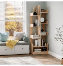 Стеллаж открытый с полками Компанит П-39, Дуб сонома