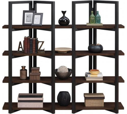 Стеллаж MSMLOFT – металлический каркас, (170×180×40 см)