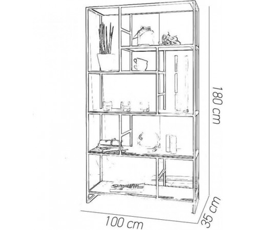 Стеллаж Lucky LOFT – стиль работы и хранения в одном