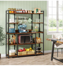 Стелаж для зберігання з 11 гачками 5-ярусний