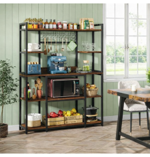 Стеллаж для хранения с 11 крючками 5-ярусный