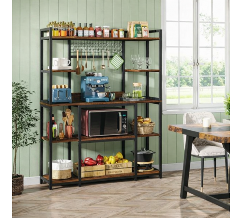 Кухонный стеллаж с 11 крючками лофт - MSM LOFT