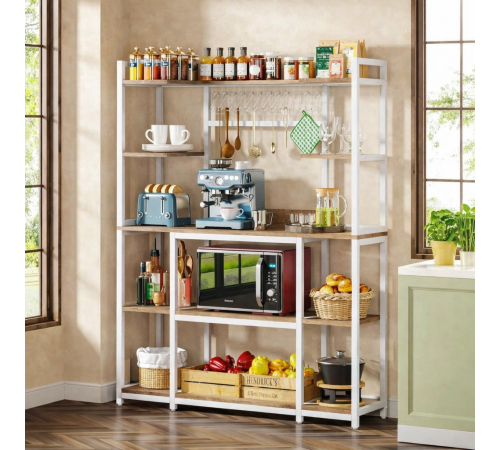 Стеллаж Скиф-2 в стиле Loft – металлический каркас и 4 полки.