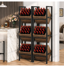 Стелаж для зберігання напоїв 3-ярусний