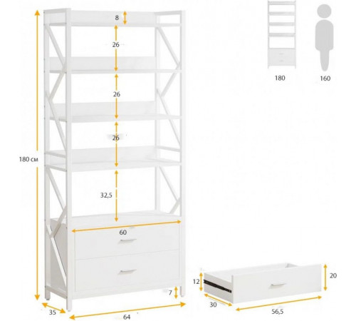 Стеллаж Эдисона – универсальный LOFT-стеллаж для дома