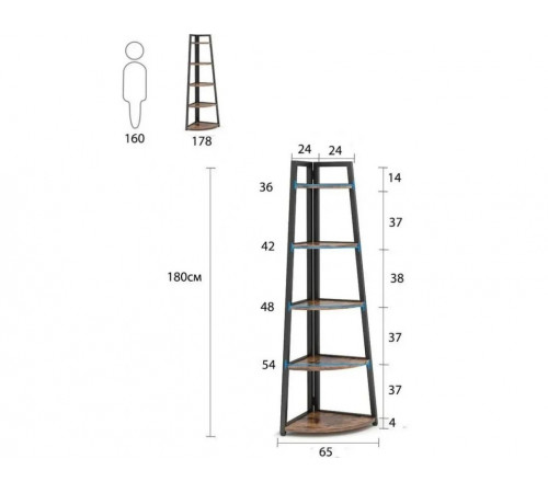 Стеллаж MSMLOFT — LOFT-стеллаж для дома или офиса