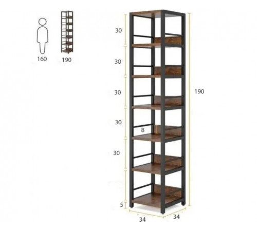 Стеллаж угловой