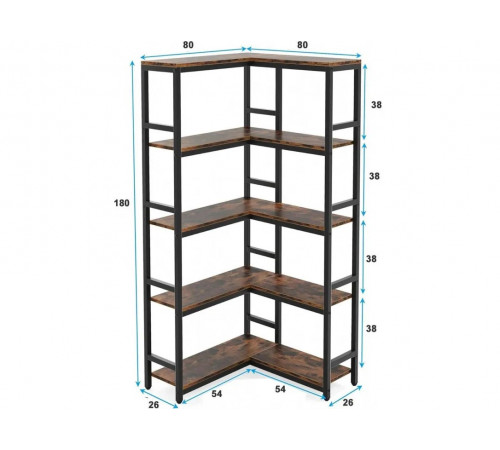 Стелаж кутовий, Etagere