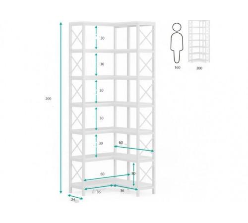 Стеллаж RRR— открытый LOFT-стеллаж для дома и офиса