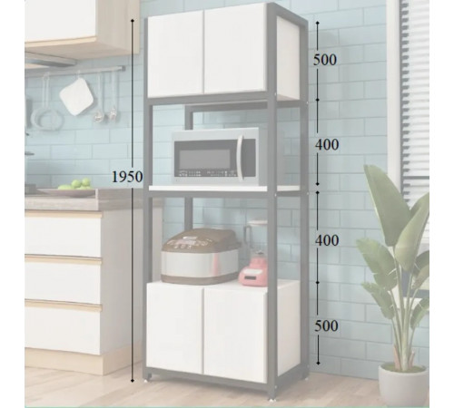 Стелаж кухонний Rоck-200  — міцний металевий каркас