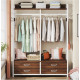 Стеллаж-органайзер, вешалка для одежды с ящиками и полками