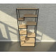 Loft стелаж для офісу з дсп та металу — 170×70×32 см