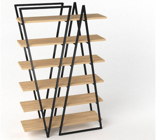 Стеллаж Loft S-3510 MSM – вместительный стильный стеллаж в стиле лофт