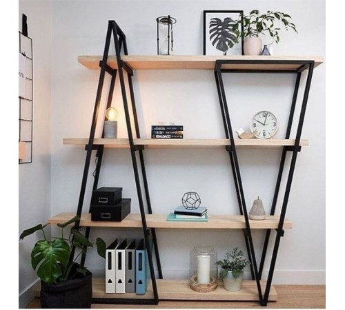 Стеллаж Loft S-3510 MSM – вместительный стильный стеллаж в стиле лофт