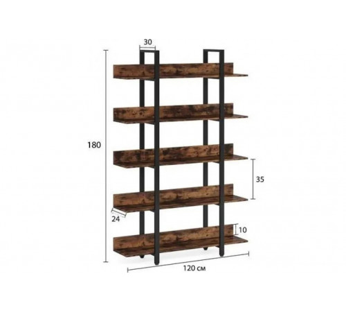 Стеллаж, Tribesigns с 5 полками