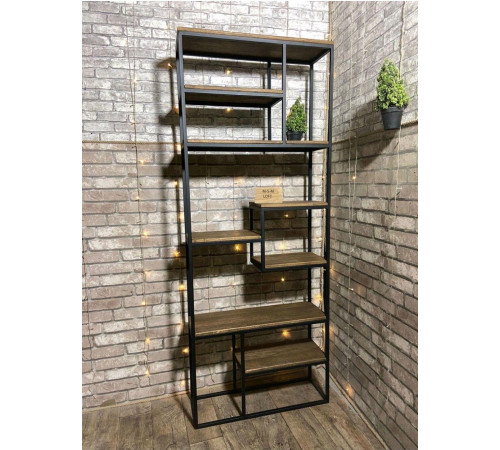 Стеллаж 200×100×30 см MSM — высокий стеллаж с надежным металлическим каркасом