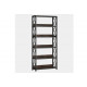 Стеллаж 5-ярусный с открытыми полками, 172×80×30 см