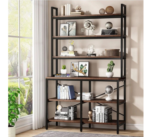 Стеллаж 6-ярусный Etagere, 180×100×35 см — стиль и функциональность.