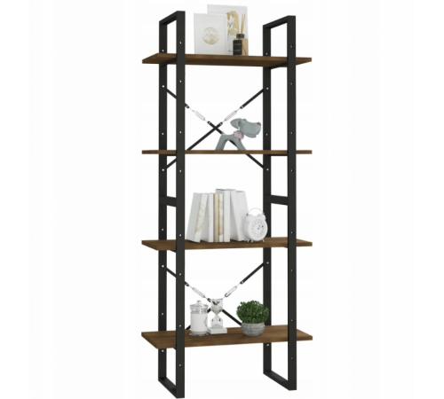 Стеллаж 60×30×140 см – компактный и стильный лофт-вариант.