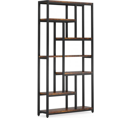 Стеллаж 7-ярусный с открытыми полками, 200×100×30 см