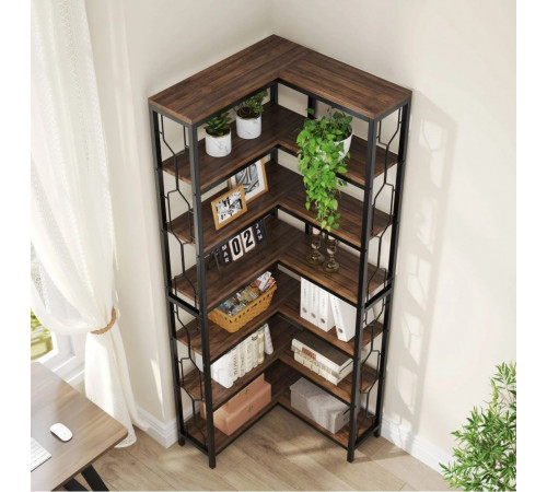 Угловой 7-ярусный стеллаж Etagere 11 – экономия пространства со стилем