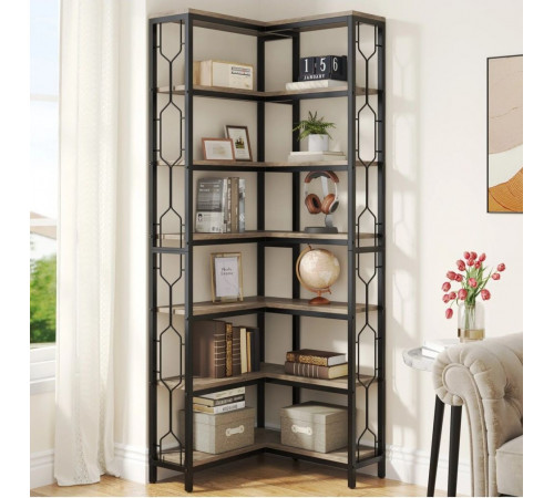 Угловой 7-ярусный стеллаж Etagere 11 – экономия пространства со стилем