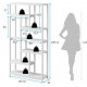 Стеллаж Chappa Etagere – 200×100×30 см