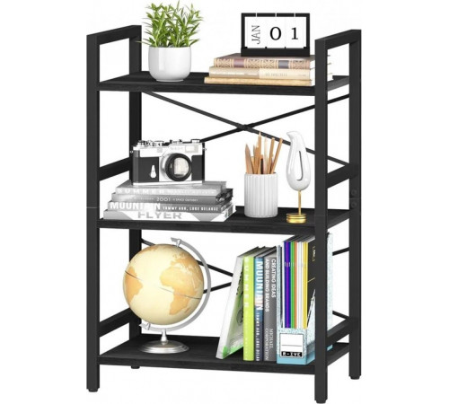 Стеллаж DeAvis с 3 полками — 70×44×30 см, лофт-стиль.