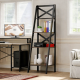 Стеллаж Derrik Ladder — 4 яруса, открытые полки, 142×50×45 см.