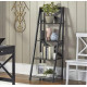 Стеллаж Derrik Ladder — 4 яруса, открытые полки, 142×50×45 см.