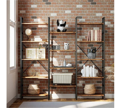 Стеллаж Etagere 8 – 17 открытых полок, 176×176×30 см