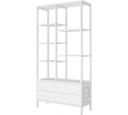 Стеллаж Etagere 8 с полками и 2-мя ящиками, белый
