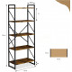 Стеллаж Etagere Rego – 5-ярусный 156×60×30 см.