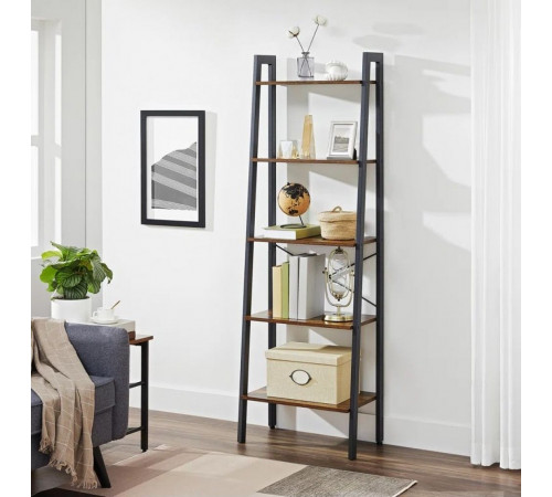 Стеллаж Jabari - 5-ярусная лестница с Х-дугами