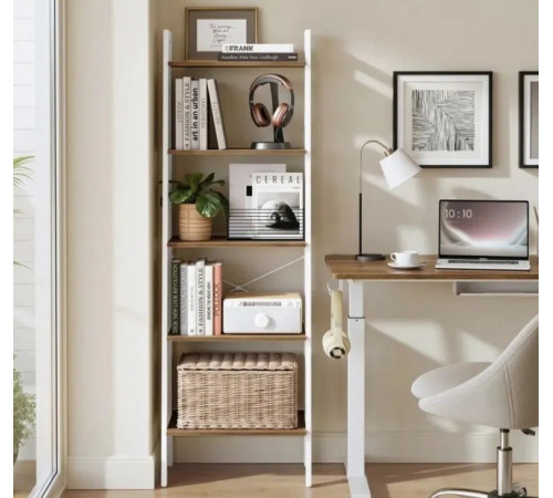 Стеллаж Jabari - 5-ярусная лестница с Х-дугами.